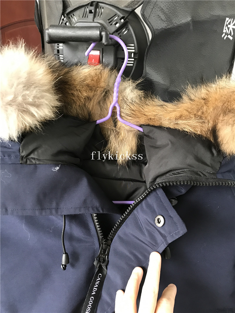 Winter Canada Goose Coat Navy Blue